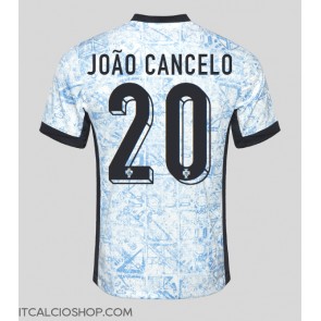 Portogallo Joao Cancelo #20 Seconda Maglia Europei 2024 Manica Corta